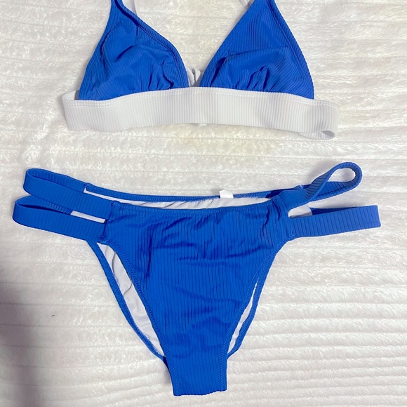 deep blue bathing suit - Picture 1 of 2